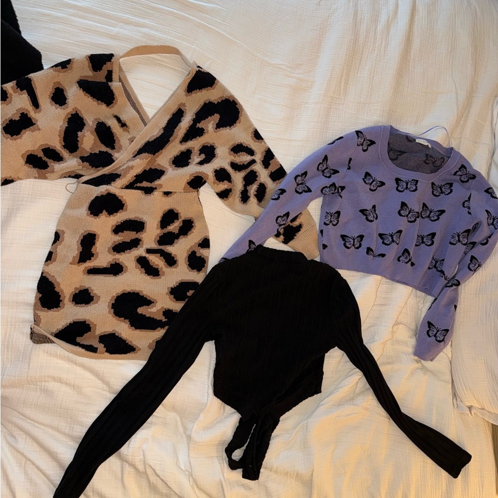 3 Sweaters Bulk Package Bundle